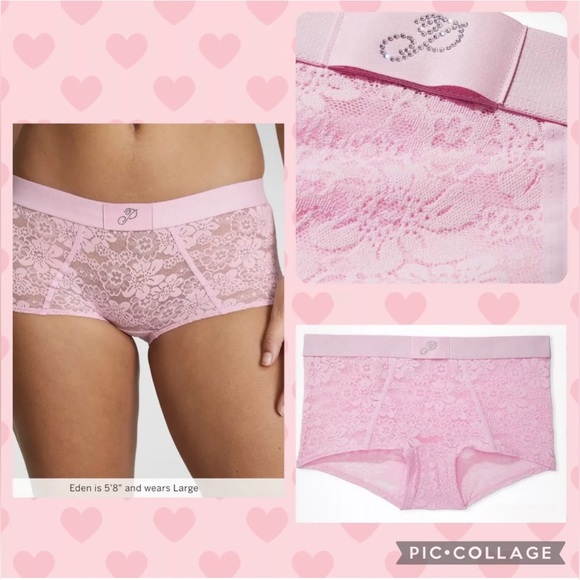 Victoria's Secret Pink Wink Shine
Logo Boyshort Panty Size
Rhinestone VS - Picture 1 of 5